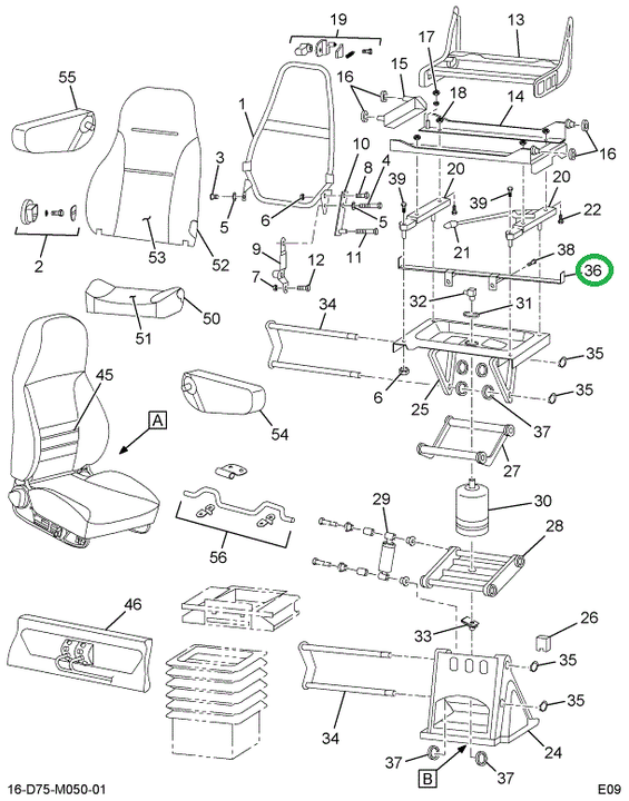 2505888C1 BRACKET SEAT BELT MOUNTING