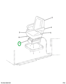 2505983C1 Pedestal, Seat Lower Base