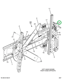 2506024C1 LEVER S/A KEY CYLINDER
