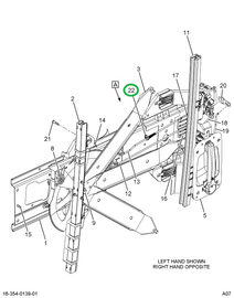 2506037C1 CLIP DOOR ROD GUIDE