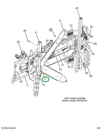 2506039C1 PIVOT STUD TWIST LOCK RH DOOR