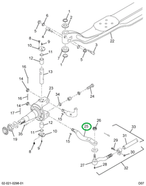 2506055C1 ARM-STRG TIE ROD RT