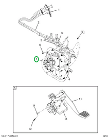 2506077C91 VALVE BRAKE E-8P FOOT