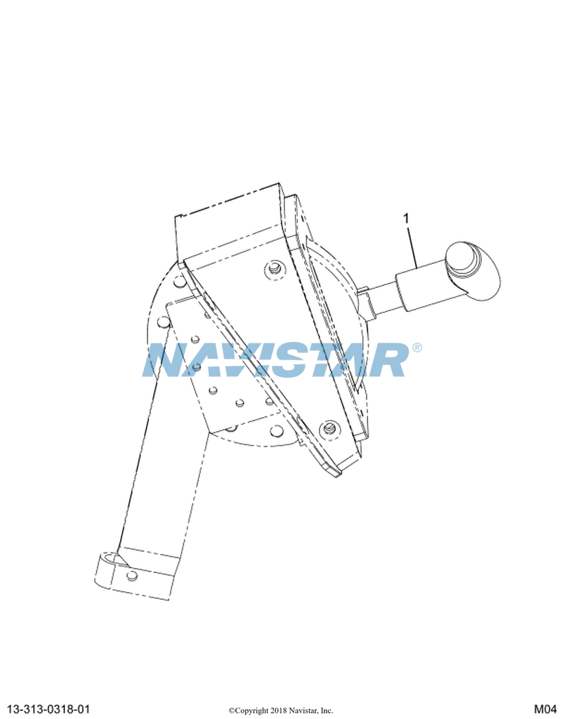 2506148C91 LEVER,KIT TRANS SHIFT CONT IND