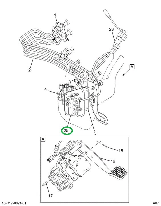 2506192C91 VALVE TRACTOR PROTECT*TP-5