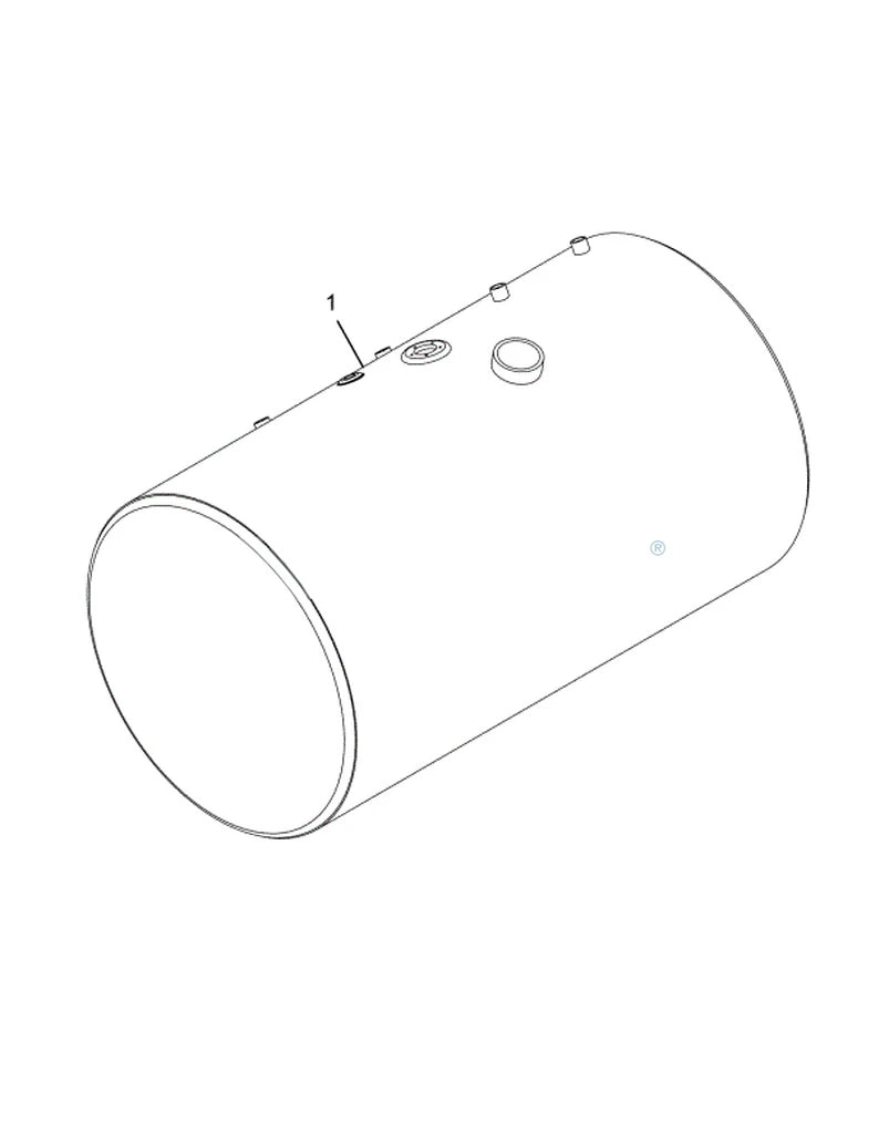 2512523C92 TANK,FUEL, 26IND,100G, LT, N/P