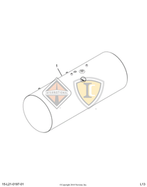 2512644C91 TANK,FUEL , 26IND,150G,LT,PO