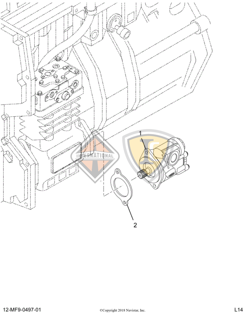 2514168C91 PUMP,KIT, POWER STEERING PUMP