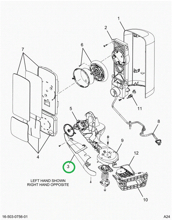 2514731C2 COVER,KIT, ARM COVER, LEFT HAN