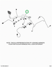 2514876C91 Harness, Master, Cab To Engine
