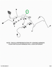 2514890C91 Harness, Master, Cab To Engine