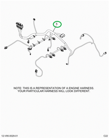 2514893C91 Harness, Master, Cab To Engine