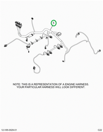 2515041C91 Harness, Master, Cab To Engine