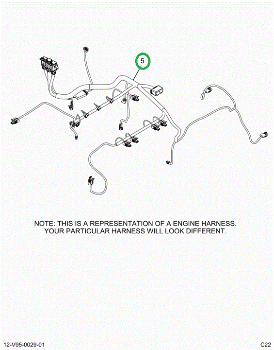 2515041C91 Harness, Master, Cab To Engine