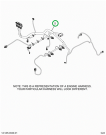 2515045C91 Harness, Master, Cab To Engine