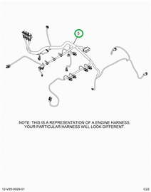 2515048C91 Harness, Master, Cab To Engine