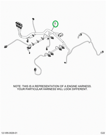 2515051C91 Harness, Master, Cab To Engine