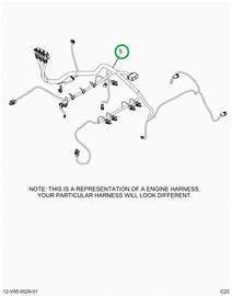 2515052C91 Harness, Master, Cab To Engine