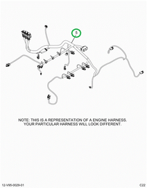 2515053C91 Harness, Master, Cab To Engine