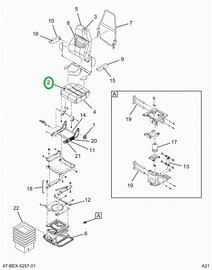 2515056C1 Foam, Seat Cushion, Bus