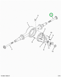 2515145C91 SHAFT,DANA AXLE SHAFT RH