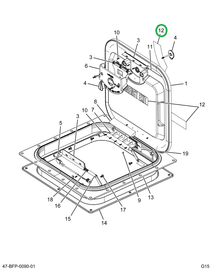 2515267C91 Decal, Instruction, English