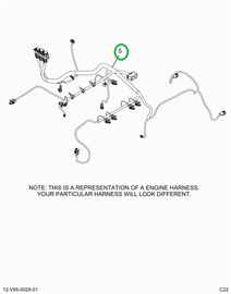 2515281C91 Harness, Master, Cab To Engine
