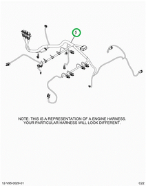 2515282C91 Harness, Master, Cab To Engine