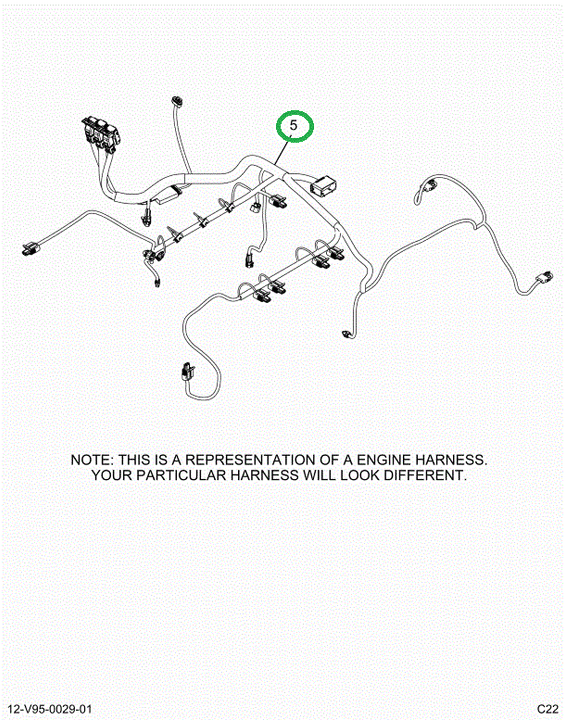 2515288C91 Harness, Master, Cab To Engine