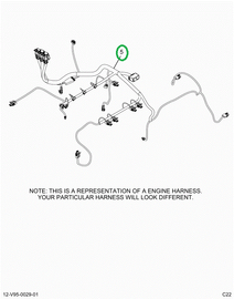 2515340C91 Harness, Master, Cab To Engine