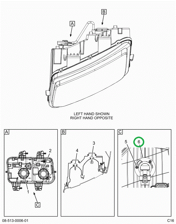 2515354C1 HOLDER, BULB BLK