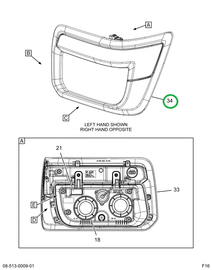 2515409C91 LIGHT,HEAD, LH