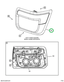 2515410C91 LIGHT,HEAD, RH