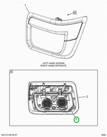 2515410C92 LIGHT, HEAD, RH