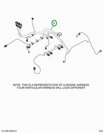 2515444C91 Harness, Master, Cab To Engine