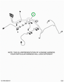 2515446C91 Harness, Master, Cab To Engine