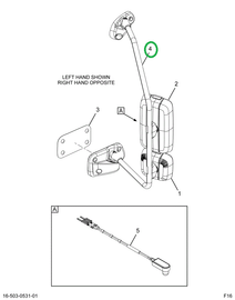 2515482C91 BRACKET,BRKT ASY, LH, BLACK, M