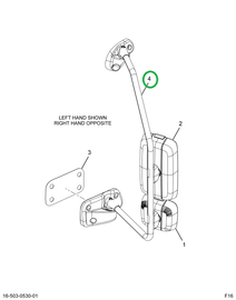 2515496C91 BRACKET,BRKT ASY, RH,BLK,MAN,H