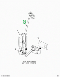 2515498C91 BRACKET,BRKT ASY,RH,BLK,MAN,UH