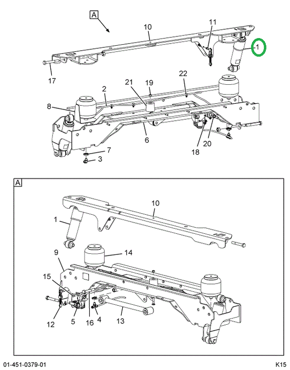 2515501C1 ABSORBER SHOCK CAB