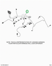 2515557C91 Harness, Master, Cab To Engine