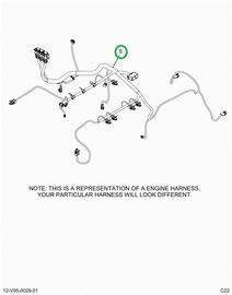 2515564C91 Harness, Master,  Cab To Engin