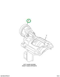 2515703C91 BOOT, BELLOWS ADB ACTUATOR