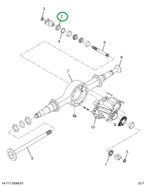 2515719C91 SEAL, OIL OUTPUT SHAFT