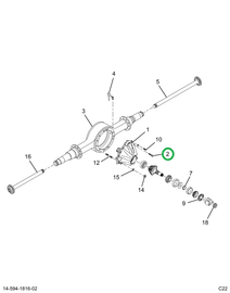 2515724C91 SCREW,CAPSCREW 75MM