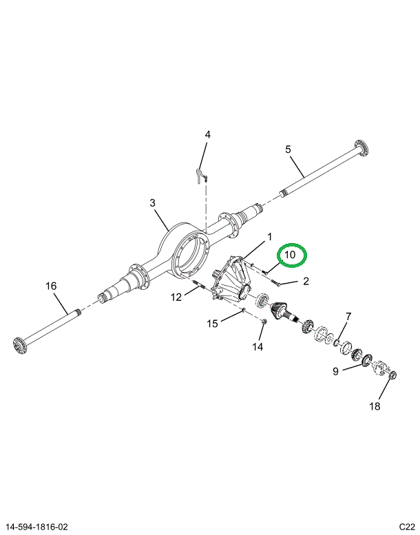 2515725C91 SCREW,CAPSCREW 55MM