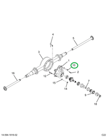 2515725C91 SCREW,CAPSCREW 55MM