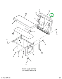 2515748C91 Pad, Ics Pocket, Gen4 Gray Fir