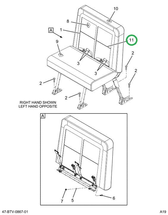 2515756C91 Pad, Ics Pocket Assembly, Gen4