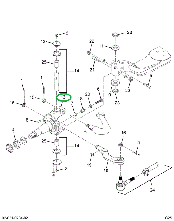 2515879C91 KNUCKLE LH